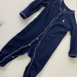 Baby boy polo bodysuit